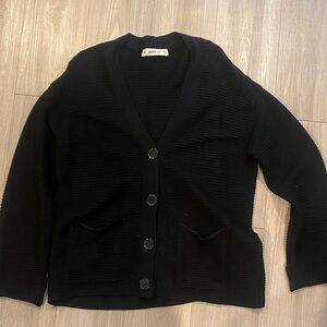 Zara Women's Black Cardigan Sweater